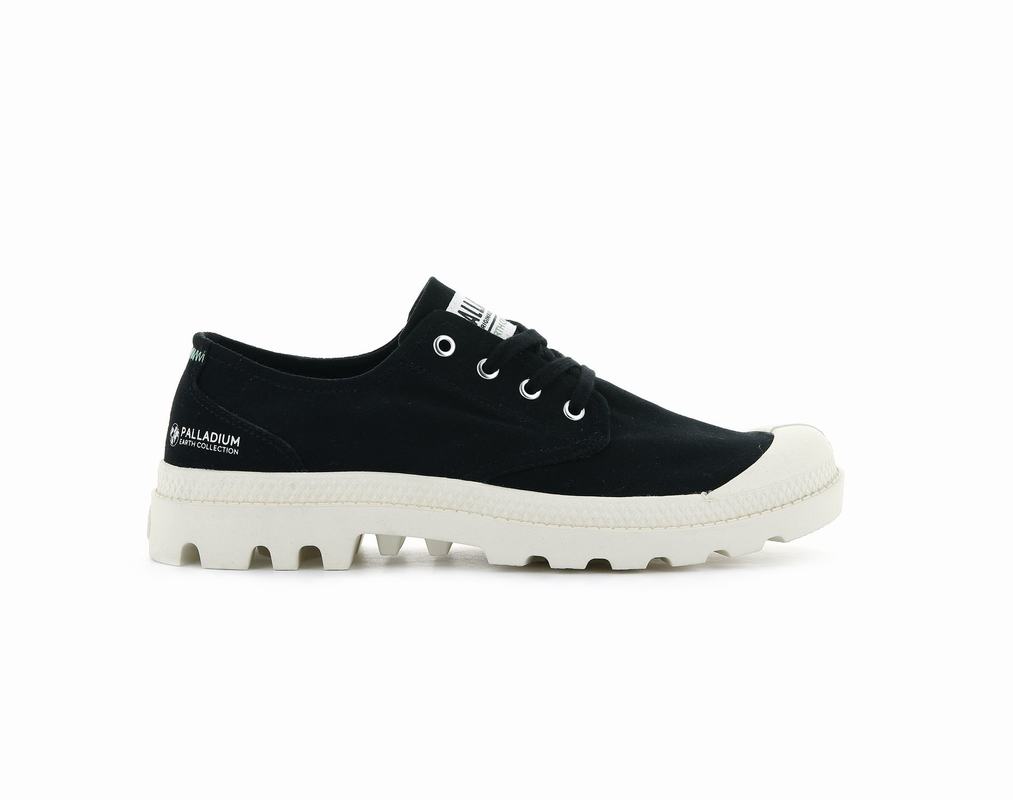 Palladium Pampa Oxford Organic Ii Damen Schuhe Schwarz ||279538-GYL||